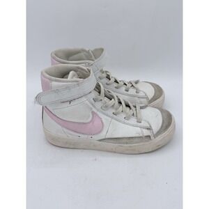 Nike Blazer Mid '77 Kids White Pink Foam DA4087-106 High Top Sneakers Size 13C